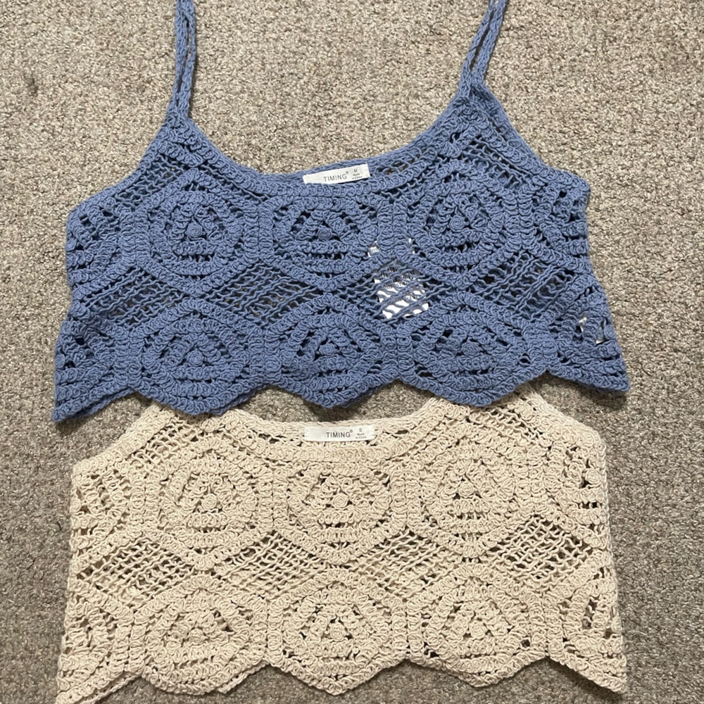 Woven cropped shirts